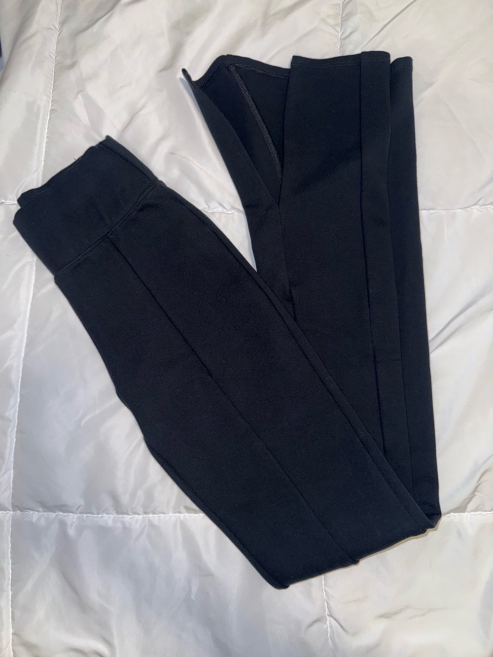 Abercrombie High-Rise Front Slit Pant